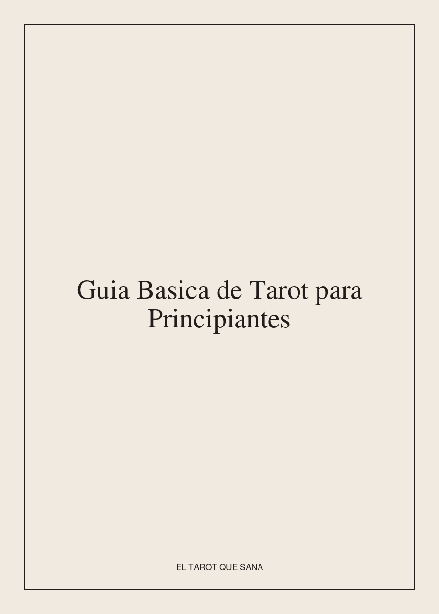 Guía Básica de Tarot para Principiantes